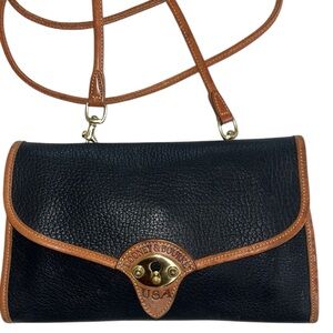 Vintage Dooney & Bourke Crossbody Deep Navy Blue